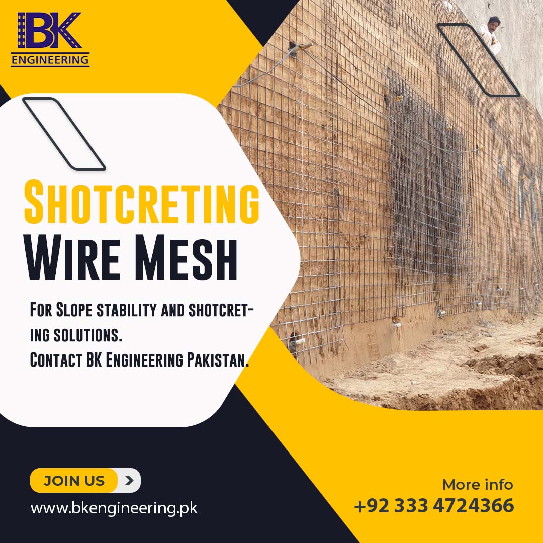 BKGROUPISB's tweet photo. For Slope Stability and Shotcreting solutions contact BK Engineering Pakistan.
Call Us: 0333 4724366
Or Visit: https://t.co/eqgkxdqEr2
https://t.co/9pybDHXSLn
#bkgroup #bkgrouppk #bkengineeringpk #slopestability #slopeprotection #shotcreting https://t.co/w0Fn9fbf9J