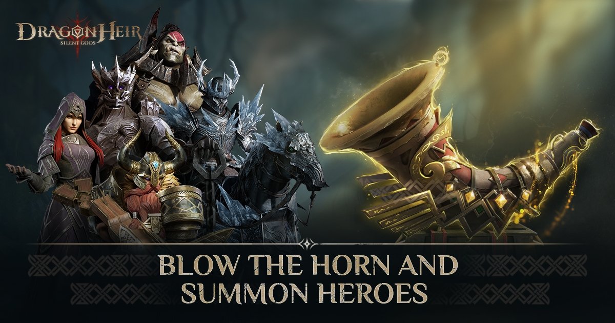 Participate in the Prestart Summons event in Dragonheir: Silent Gods! Copy the Invitation Code QRZGDINC and enter the game via this link for your chance to obtain Legendary Hero: dragonheircloud.onelink.me/z6PR/ib11lxd5 for FREE!