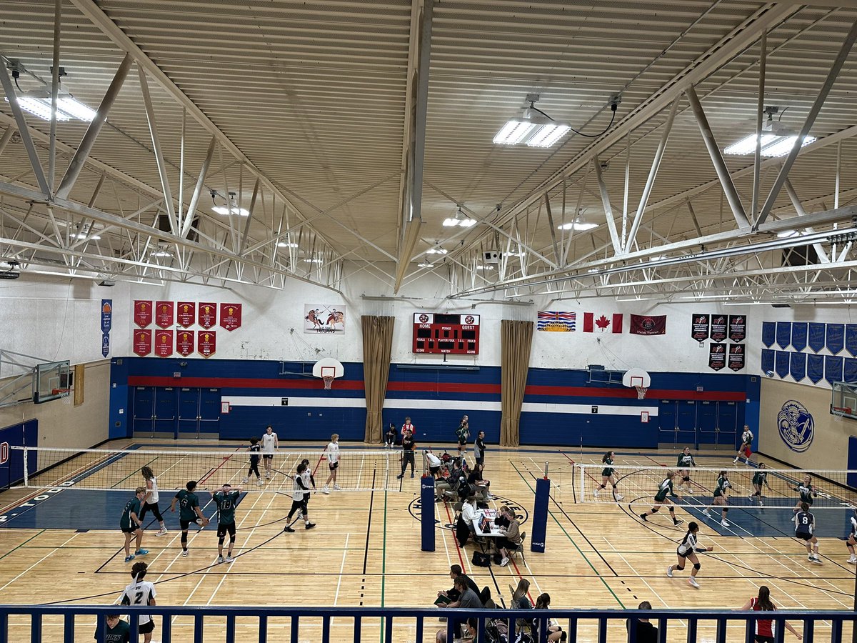 Def. Fall and back to school when saturdays are filled with vball <a href="/dptstrojans/">D.P. Todd Secondary</a> 💙❤️