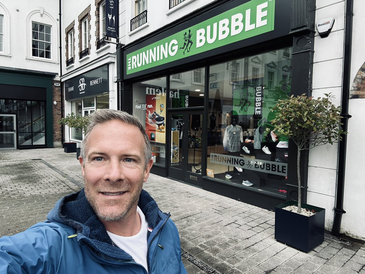 waggyraces's tweet photo. Great to call to the Running Bubble in Lisburn Square today to pick up MORE PRIZES; and what a haul it was! Big thanks to Gillian and Michael for the support.

Also, the Running Bubble have been organising social 5k runs from the shop each Thurs at 6.30pm. Go join! https://t.co/CkZwR9x0SP