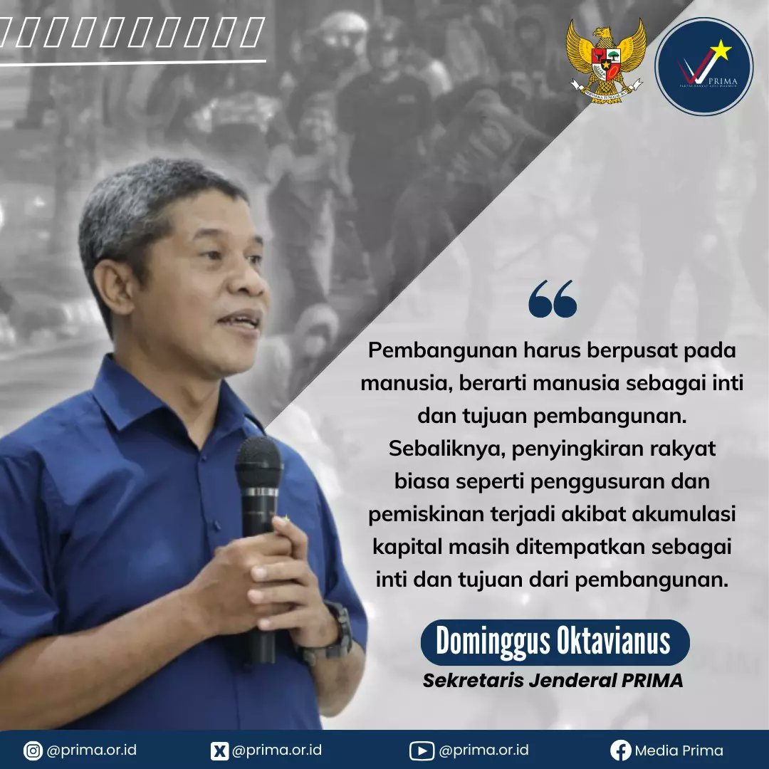 Beri kami kepastian hidup, agar kami tak jadi ranting kering, ditanah sendiri.

#PartaiRakyatAdilMakmur
#PartainyaRakyatBiasa
#IndonesiaPRIMA
#MenangkanPancasila 
#DPWPRIMAKepulauanRiau 
#SetiaSampaiAkhir 
#SaveRempang