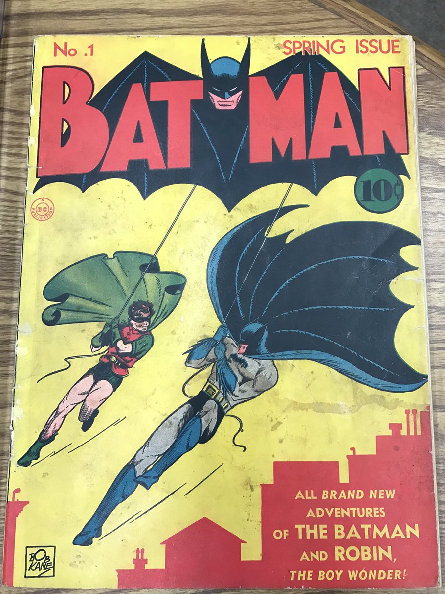 LibnOfCongress's tweet photo. Happy Batman Day!
From the @librarycongress collection: Batman No. 1, 1940
#BatmanDay https://t.co/OdcXMSJU8K