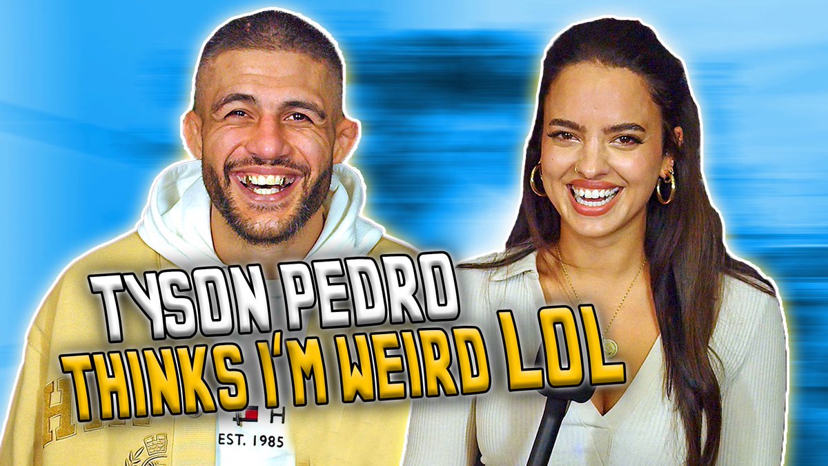 New funny interview with Tyson Pedro! Hope you guys like it! And subscribe to my channel for some fun UFC content! @tyson_pedro_ @ufc @UFC_AUSNZ youtu.be/_mvLJsChd4w?si…