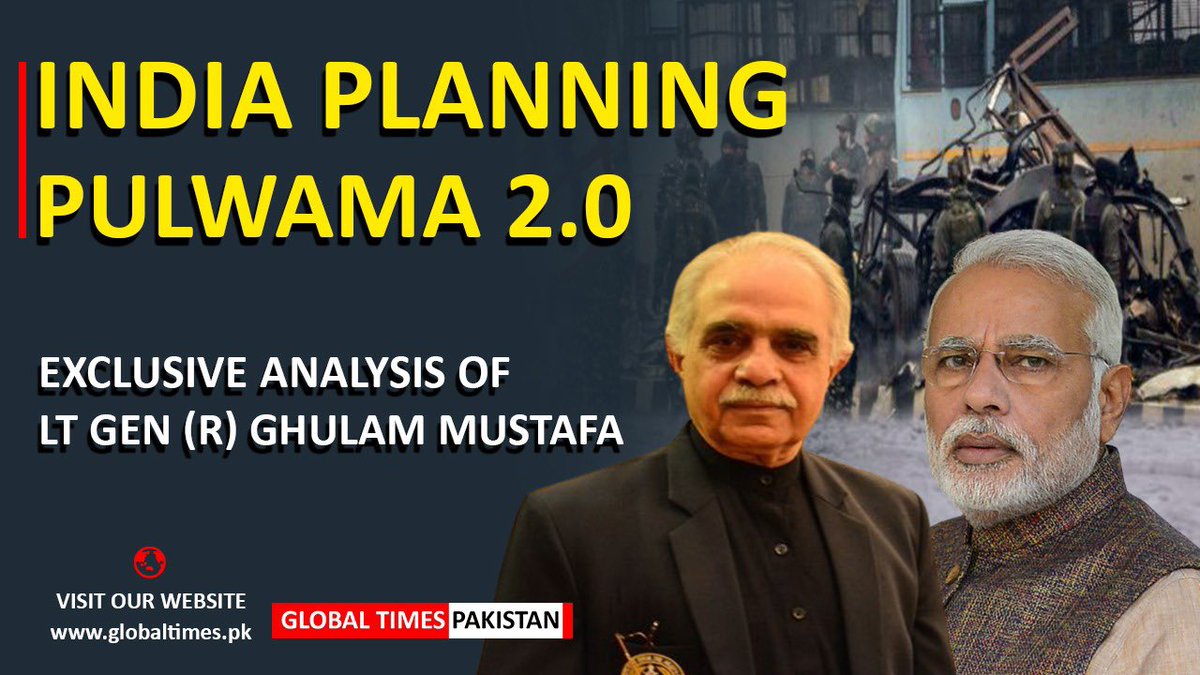 youtu.be/ZM-VT17xkLw India Planning Pulwama 2.0 The Third Angle with Lt Gen (R) Ghulam Mustafa @_GhulamMustafa_ #Pakistan #PakistanArmy #India #IndianFalseFlagOperation #AnantnagEncounter #kashmirencounter #Kashmir