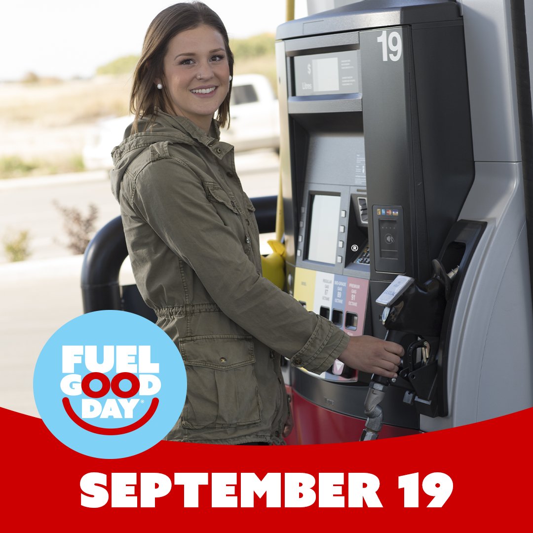 Fuel Good Day is just around the corner! Leave those tanks low and get ready to fuel your community. 🌳 #FuelGoodDay