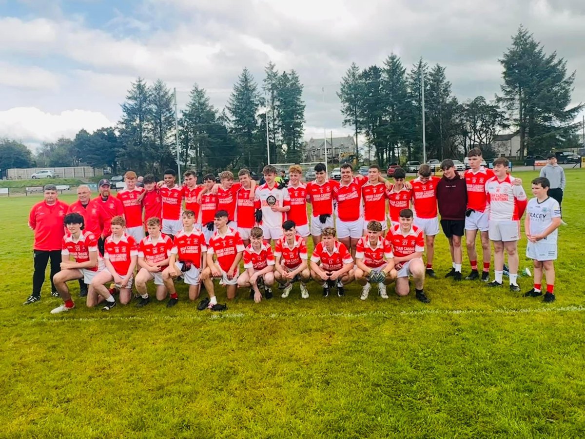 BelnaleckGAC's tweet photo. U17 LEAGUE CHAMPIONS!
Belnaleck 3-10
St Mary’s 2-10
A massive congratulations to our u17s on winning the division 2 league final this afternoon. It was a thrilling game of football played between two evenly matched teams. 
Well done to the players, Phil, Eoin&amp; Kevin https://t.co/YiCKQg2Nff