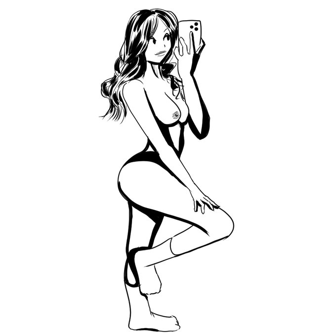 Yay saturday!   Just some fun black and white doodles I've done =D  these drawings are of  @JenniGonzlez5