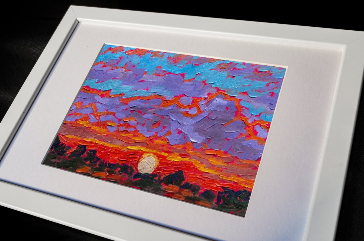ArtBrutStudio's tweet photo. Vermillion star petite oil painting of red sunset above Cracow.
https://t.co/Dx9olYd9XK
https://t.co/R6zEEfzvhT
#art
#heavytexture #textureart #impastopaint
 #impressionism #oilpainting #oiloncanvas #artbrutstudio #artist #brushstrokes #artistsoninstagram #natureart #landscape https://t.co/bpFeRhWM2k