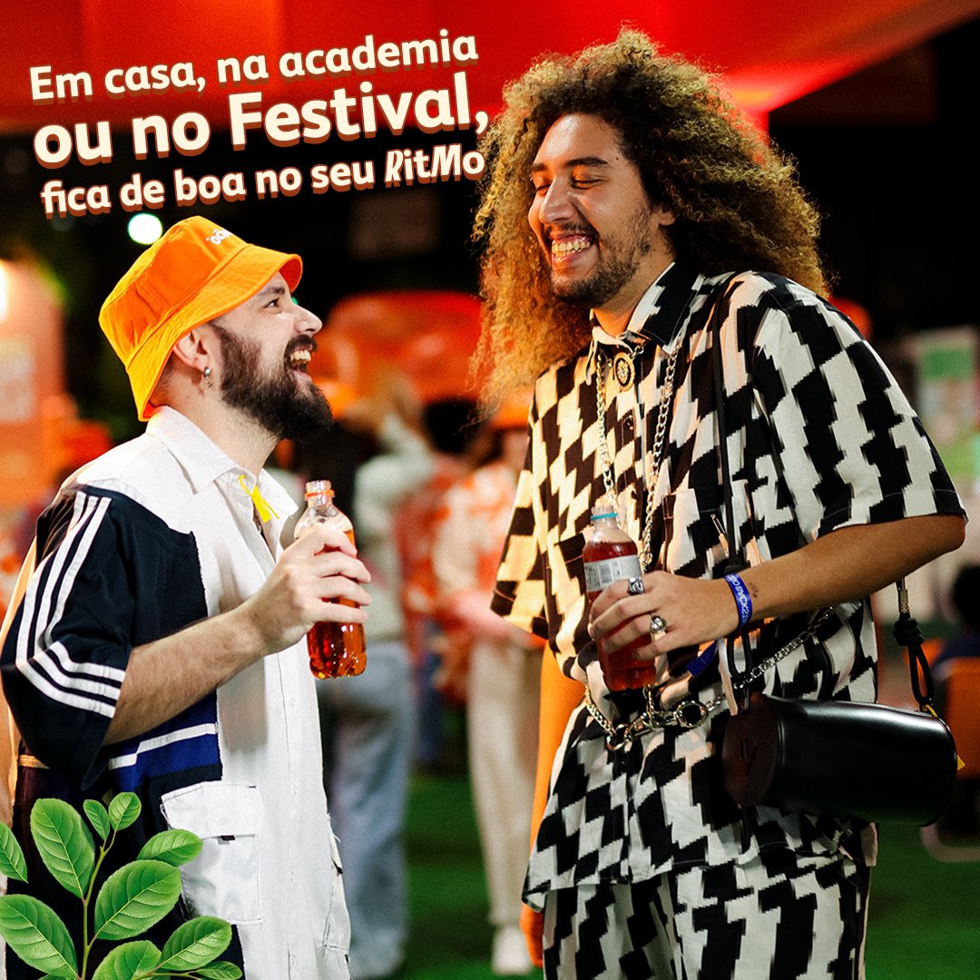 Em casa, na academia ou no Festival. Você sempre pode curtir uma boa música no seu ritmo com Chás Leão 🦁🧡