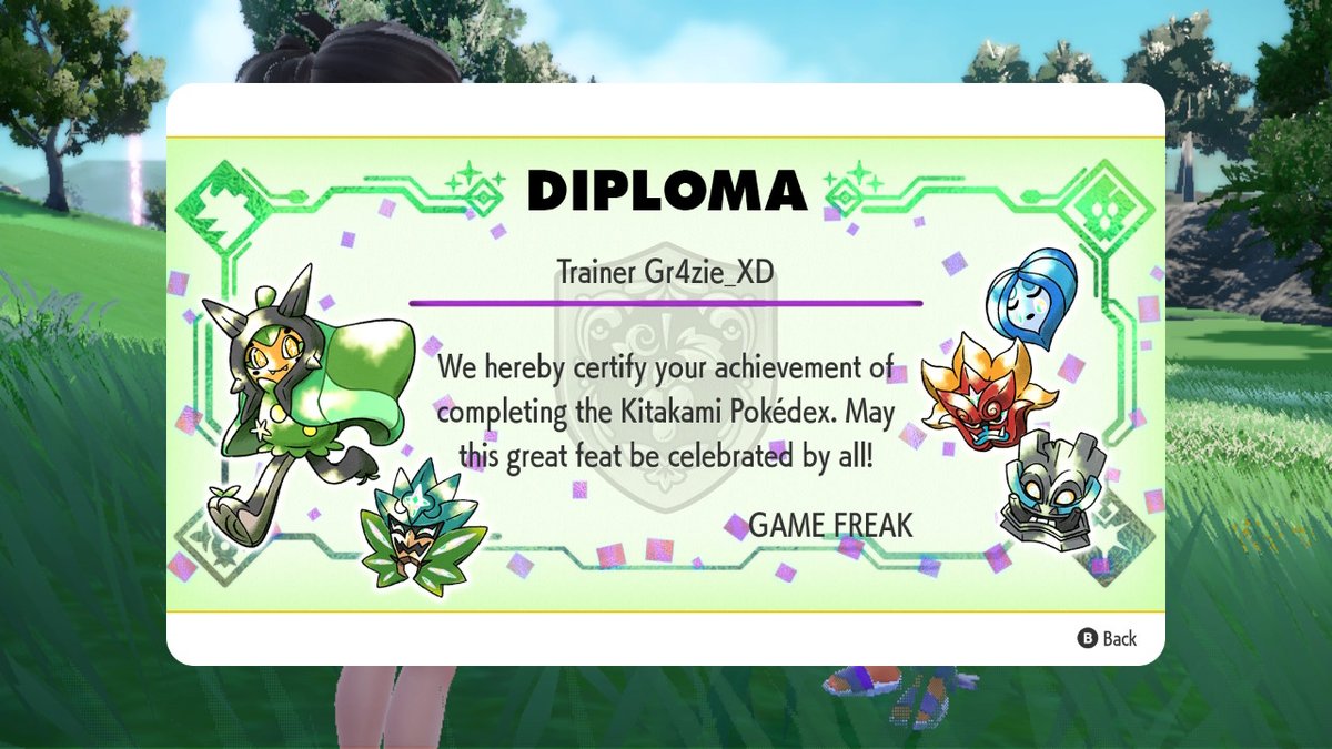 ggr_xd's tweet image. KITAKAMI POKEDEX COMPLETE!!!!☆☆☆★ #Pokemon #PokemonViolet #Kitakami #PokemonScarletViolet #NintendoSwitch