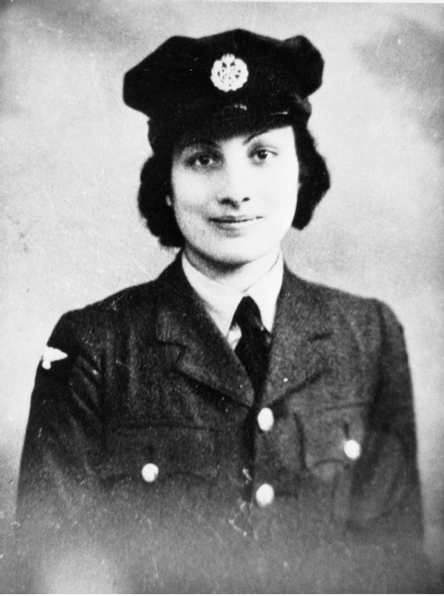 Noor Inayat Khan was the great grand daughter of the Muslim ruler Tipu Sultan of Mysore in India. She was the first female radio operator to be sent from the UK to France as part of the Special Operations Executive. She was betrayed and then executed at Dachau  on 13 Sept 1944.