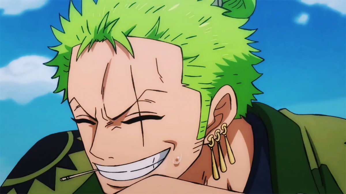 strawhats's tweet photo. Zoro's smile appreciation tweet https://t.co/tJLjZKtTSH