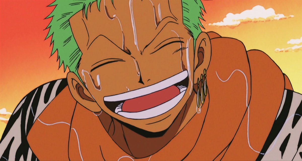 strawhats's tweet photo. Zoro's smile appreciation tweet https://t.co/tJLjZKtTSH