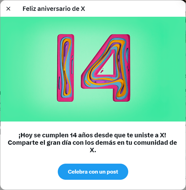 abarrosor's tweet photo. Yo no me uní a X hace 14 años, me uní a Twitter, en X llevo menos de un año @X #literally https://t.co/jOJIHiOqJL