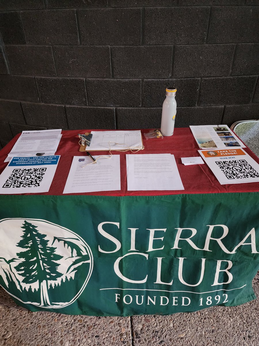 AZBeyondCoal's tweet photo. Tucson Climate Summit 2023
Sierra Club Booth https://t.co/TX9ade5goh