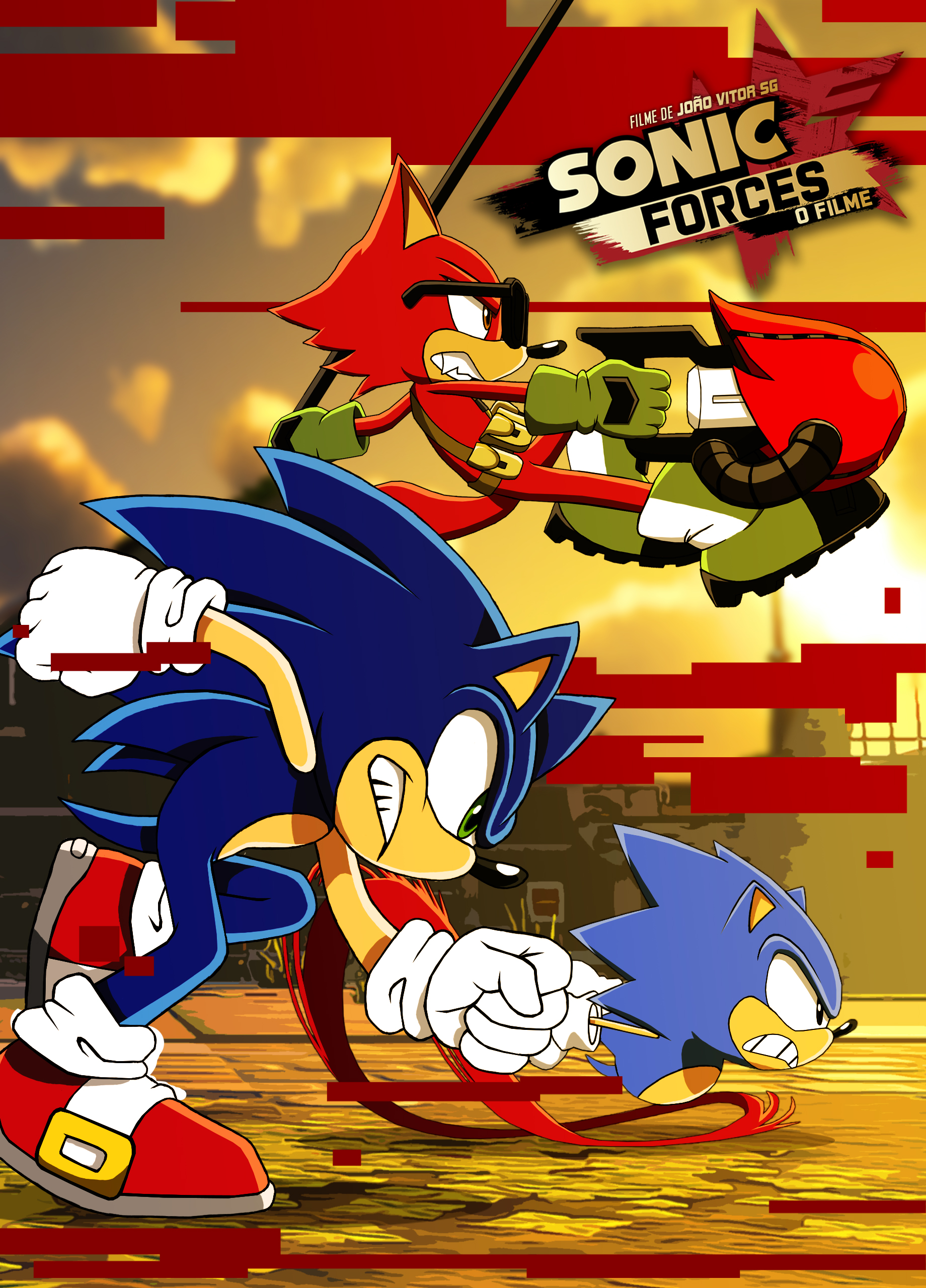 Sonic 3: O Filme pôster feito por mim