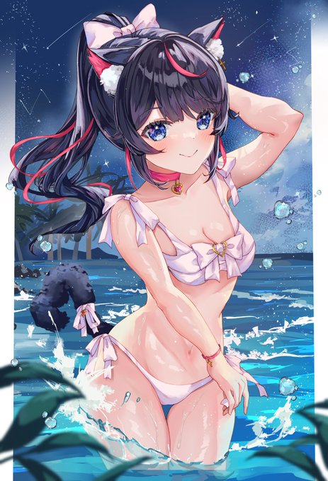 #skeb

夏、海と夜ををテーマにしたイラストです。リクエストありがとうございました 