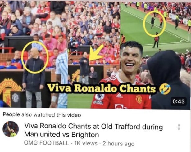 saabir67934's tweet photo. Viva Ronaldo Aka dhacday wlh Anaka ten hag Macalin noga dhigten malintey ronaldo is qabten awa ogaday inuu waxba soo wadin https://t.co/ciNKEwPYrn