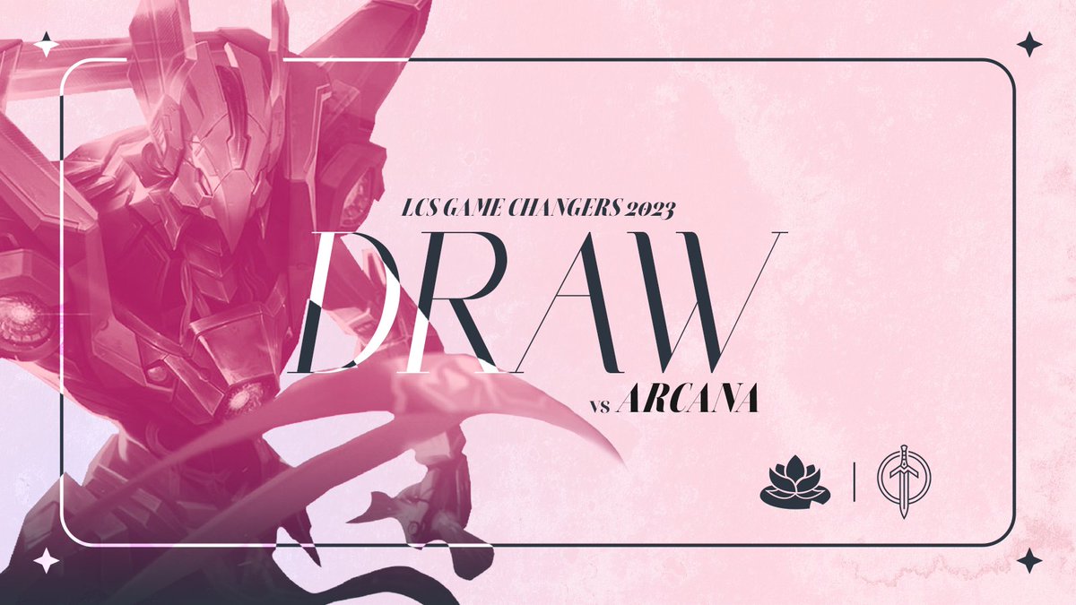 SerenityLCS's tweet photo. Serenity 🤝 Arcana
Going 1-1
We finish 3-1 Week 3 of #LCSGameChangers We continue to scale and are ready to take on the LAN in LA
We are done for today but make sure you catch the last match of Astrocats vs Arcana 🐸
#leapingforward🪷 https://t.co/QtekQHXcRq
