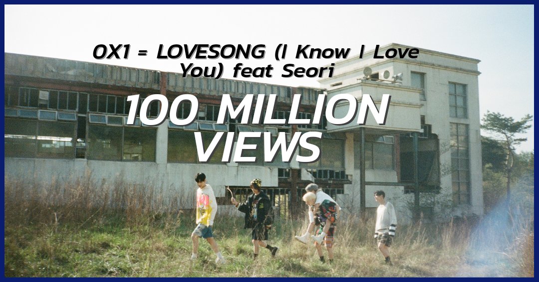 TXTBigHitWW's tweet photo. [YOUTUBE] | 230917 

@TXT_members “0x1 = LOVESONG (I Know I Love You) ft. Seori Official MV” has surpassed 100,000,000 views with 3.7M likes, it becomes TXT's 6th Music Video to achieve this milestone. 

🔗https://t.co/MB00pkgr7g

#LOVESONG #FREEZE #TheChaosChapter 
#TOMORROW_X_TOGETHER #TXTxAnitta