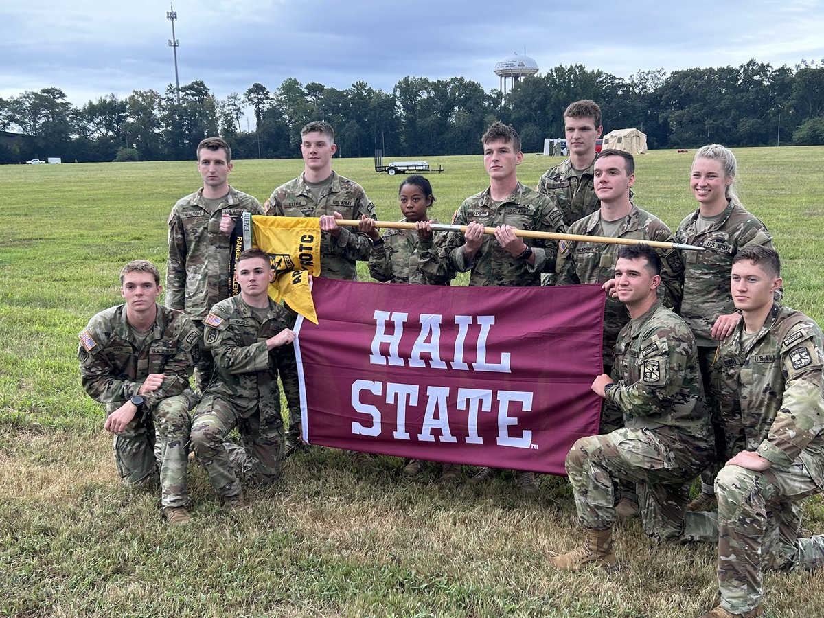 Proud of our Ranger Challenge team & their performance this weekend. @6thBdeArmyROTC had 39 universities compete at Fort Moore in physical & military tasks. #hailstate #armyrotc