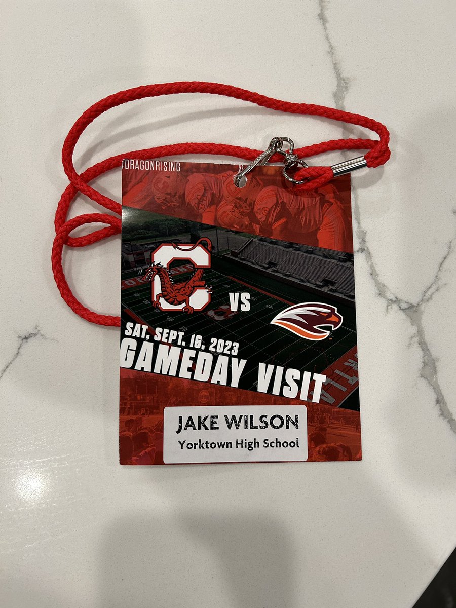 JakeWilson2024's tweet photo. Great College Game Visit today  @CortlandFB . Thank you @CoachRotch @_CoachFitz. for the invite and campus tour. Good luck this season. 
#collegerecruit #2024recruit #StudentAthlete @YtownHuskers #prepsrecruit https://t.co/hNGGhNxyeu