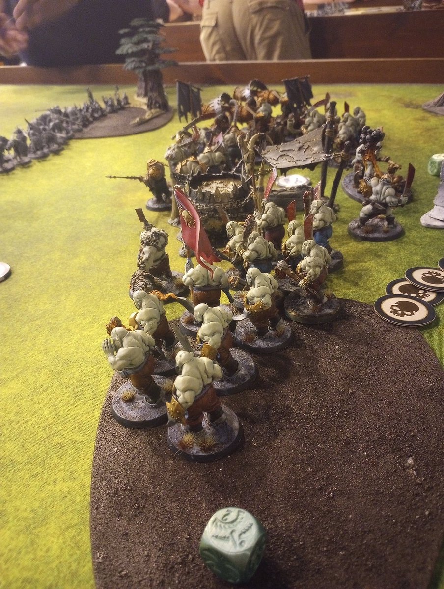Grunt_9101's tweet photo. Ended 3-0 with blood gullet all gut busters :) fought seraphon then fyreslayers, then my last opponent had to leave so fought kruleboyz instead! Was a really fun time for ogors. 6 casts is hilarious lol
#gutbusters
#mawtribe
#ageofsigmar https://t.co/tgpC6M6j0h
