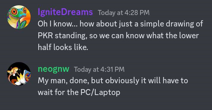Neogandwatch's tweet photo. A long time ago, I recieved a donation to help fund new lappy.

I never forgot, I just get busy or in an art block.

Also, happy (already passed) birthday @PinkKittyRose . https://t.co/WJ9gmkopQA