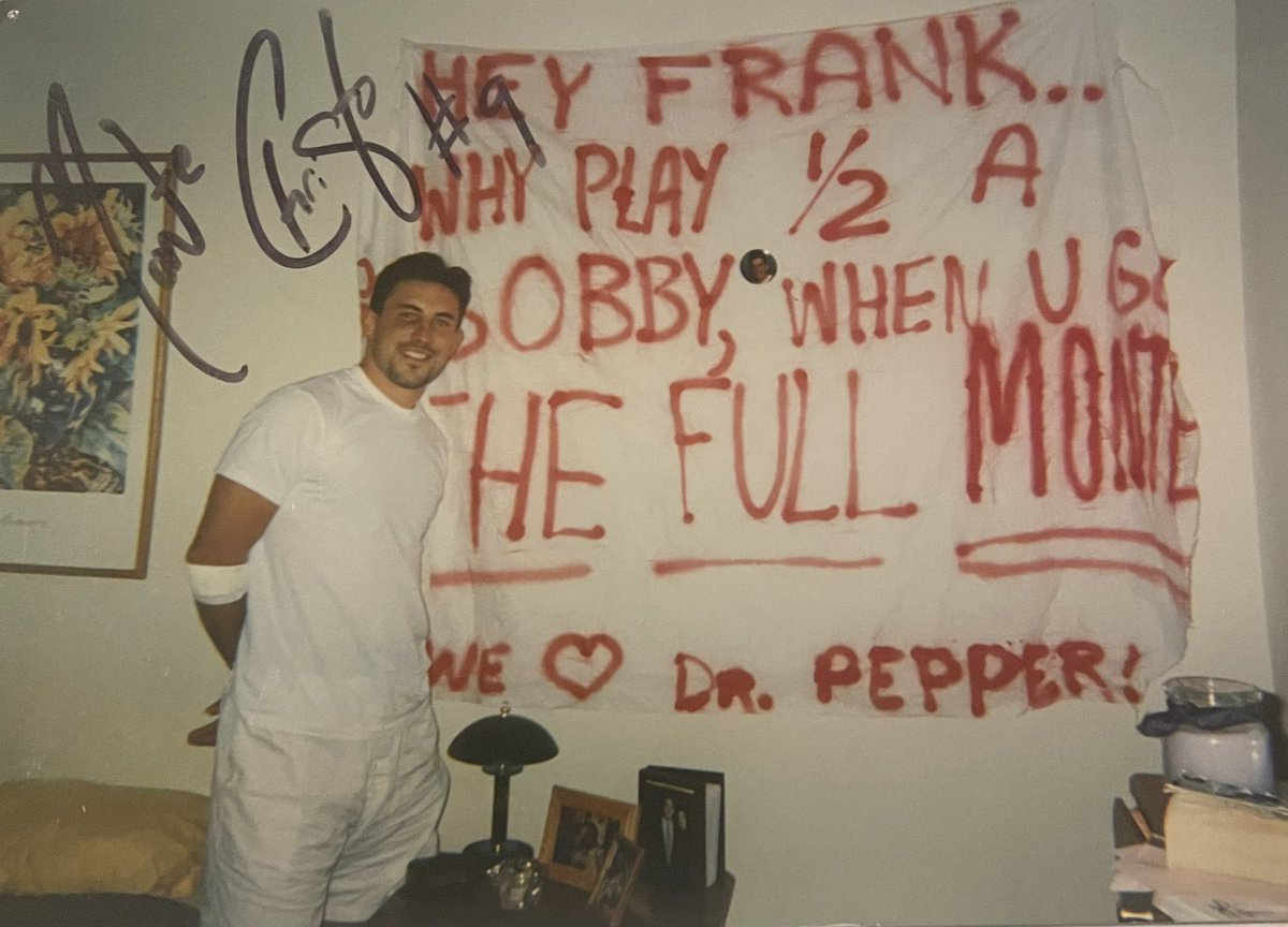 Jereme Jones (@jeremejones) on Twitter photo <a href="/MDBabs/">Mike Babcock</a> That game was my freshman year at UNL and the first banner we ever made for a game. Monte’s mom found us after the game and took the sign home with her. We got an autographed picture in return. <a href="/MDBabs/">Mike Babcock</a> That game was my freshman year at UNL and the first banner we ever made for a game. Monte’s mom found us after the game and took the sign home with her. We got an autographed picture in return.