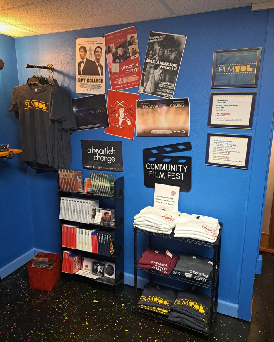Local films, merch and FilmToledo shirts exclusively available at the new <a href="/LampToledo/">Toledo Lamp Company</a> location!