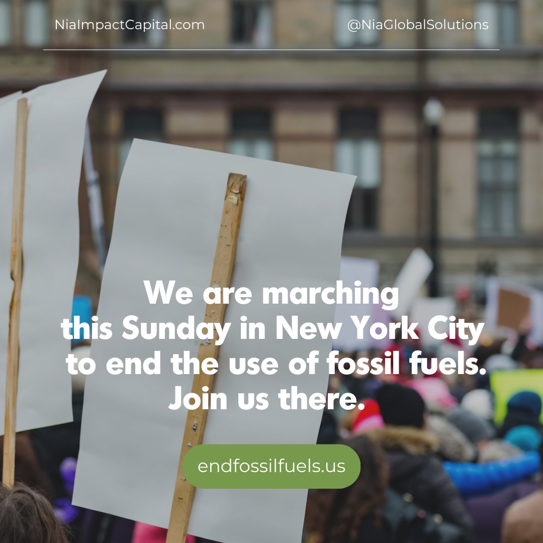Virtually every retirement plan in the U.S. has exposure to fossil fuel investments. Many of the default options include extracting companies out of alignment with a sustainable future.

Nia has been strategically #fossilfree since inception. 

#401k #retirement #ESG