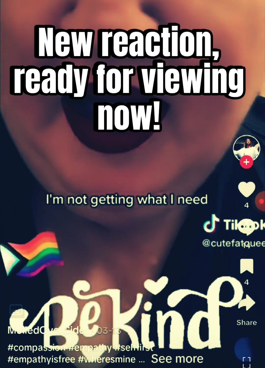 IdleAim's tweet photo. New reaction!  CuteFatQueer is a "creator" on TikTok.  In her spare time, she's complaining about how happy she is!  Ok. 🤨 https://t.co/bkMpBaGL7I