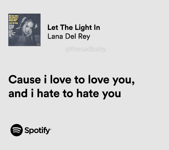 lana del rey / let the light in