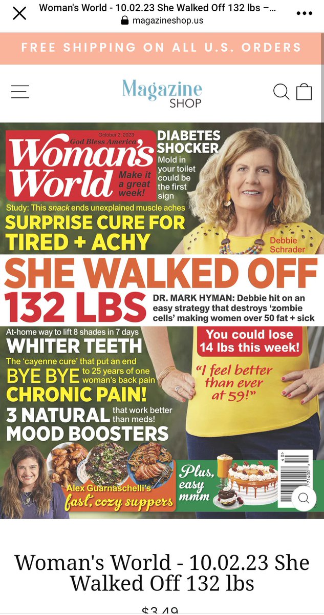 I've been very proud of my sister for the work &amp; perseverance it took to lose this much weight. 💖 But now, everyone will know how awesome she is!! She is the COVER GIRL 🤩 on the 10/2 Woman's World!!! (Available in stores on Sept. 21st). 🎉💖🤩💖🎉 ~Very well-deserved FAME!!