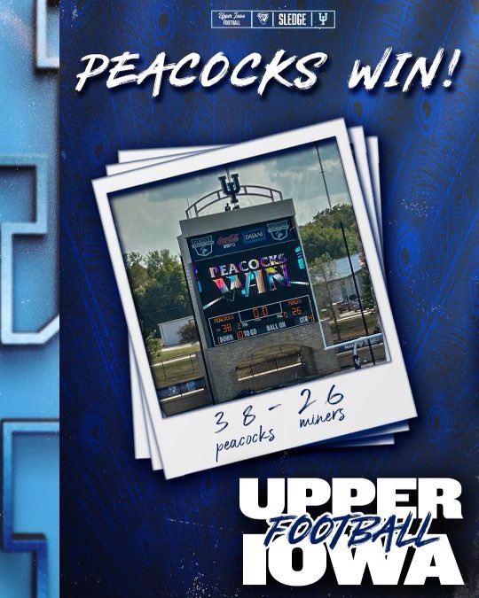 Great day to be a 🦚‼️

#SLEDGE 🔨