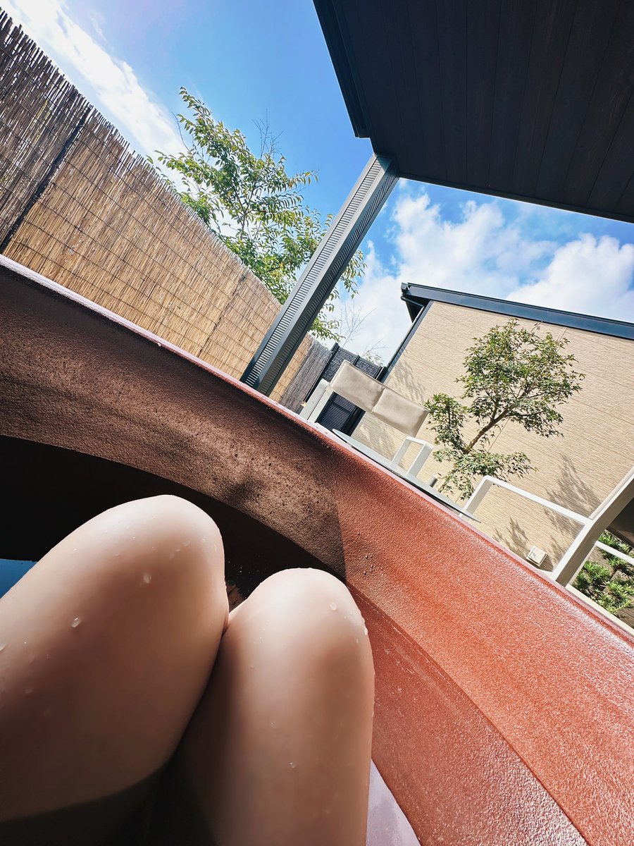 朝露天風呂＆室内風呂🛁 https://t.co/nYEI2T2UKb