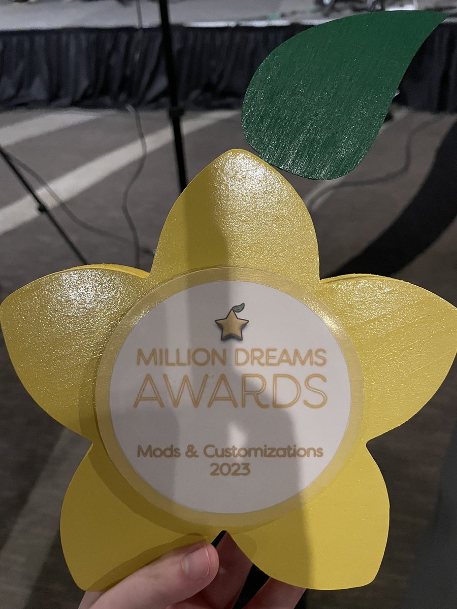 Sonicshadowsil2's tweet photo. I won the Million Dreams Awards for Mods &amp; Customizations! Thank you everyone for nominating and voting me, I appreciate you all very much! https://t.co/03HK94ZoLG
