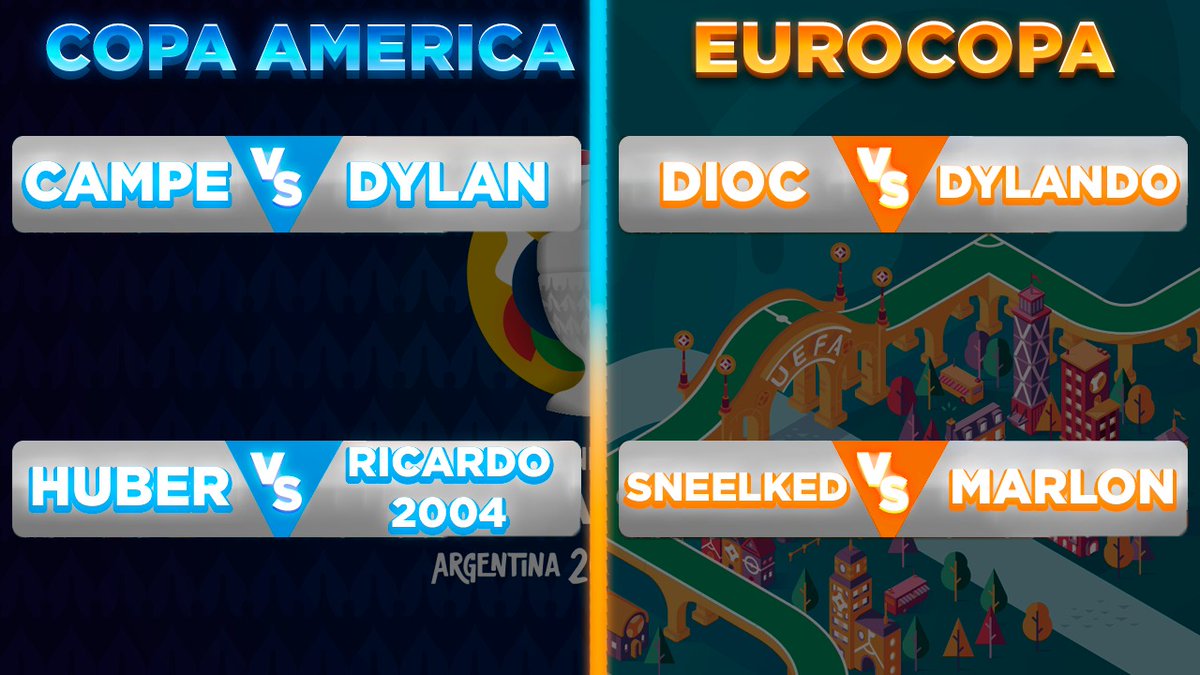 Partidazos de Semifinales🔥
Mucha suerte a todos @ChelseaFc__Lat @Dylando__ <a href="/5Franco2/">Marlon_Franco2.5</a> <a href="/Ricardo___2004/">Ricardo Antonio</a>