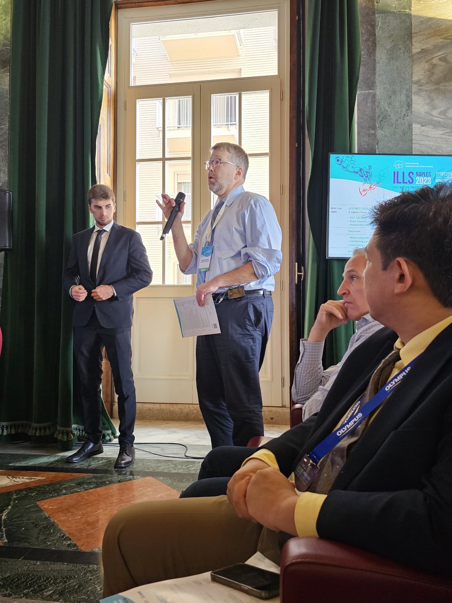hpbsurgeon1's tweet photo. And @BenSamstein throws that burning question 😂 on abdominal wall size @ILLS_LAPLIVER #ILLS2023Naples in this morning packed with interesting discussions! @IswantoSucandy @dhireshmaharjan @AAFretland @chdkwon @SoubraneO #iLDLT #MILSDH https://t.co/rdntJ7vzCv