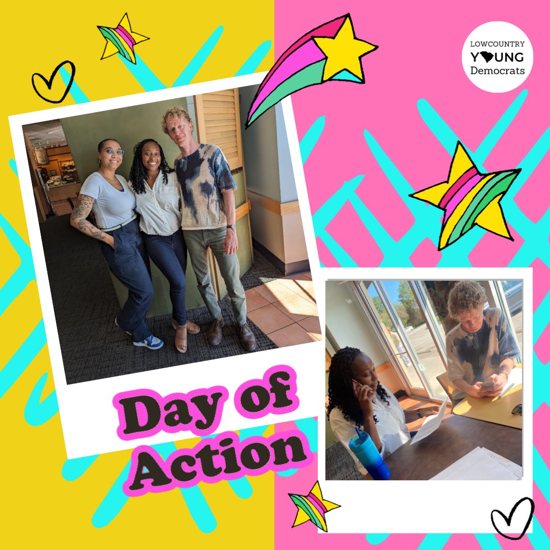 LCYDSC's tweet photo. Today, we collaborated with @youngdemsofsc for the statewide Day of Action! We were able to reach out and call Young Dems in our area and help them get involved and engaged! If you are interested in getting involved, please reach out, we would love to help! #younggetsitdone https://t.co/8aHvhTMfLG