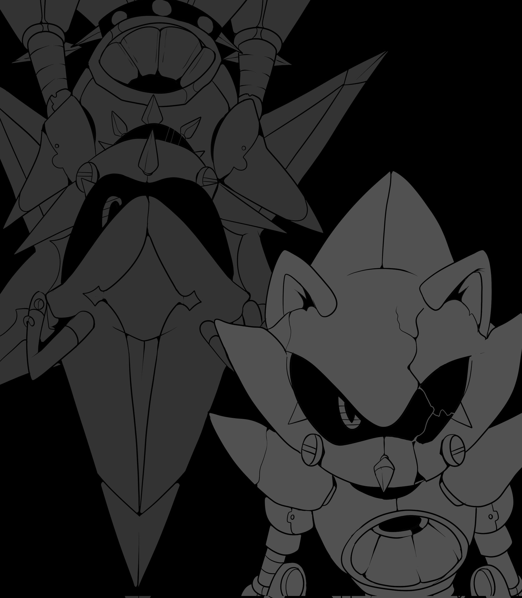 Sonic.EXE's icon reminds of Metal Sonic. So why not make a minus