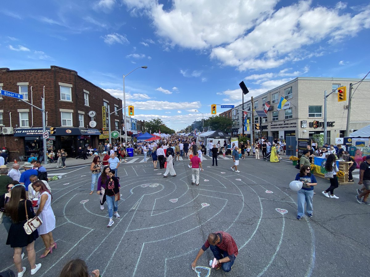 TorUkrFestival's tweet image. Checkout the peace labyrinth at Bloor and Armadale