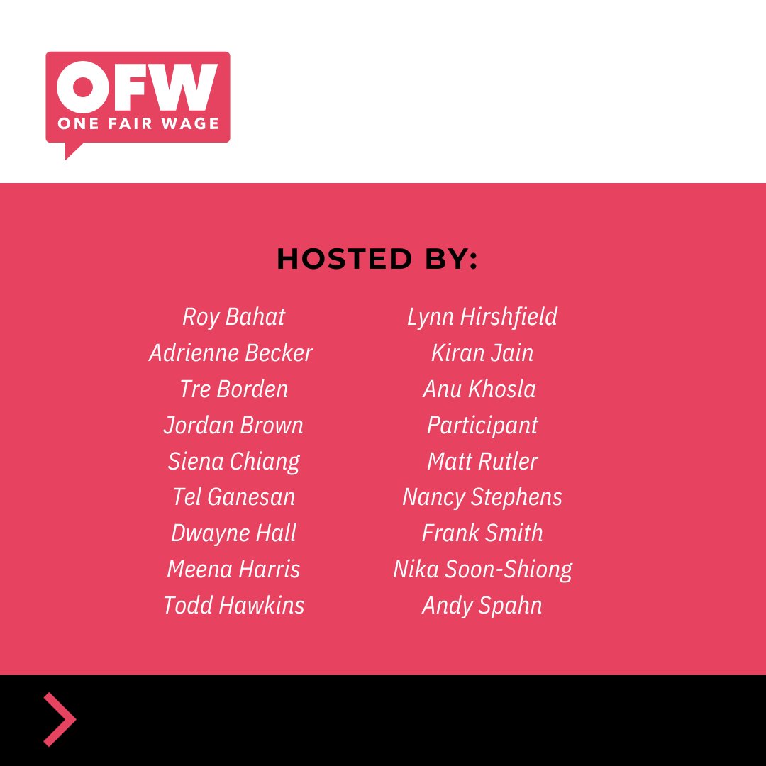 onefairwage's tweet photo. ๐ Join us for an unforgettable evening with @chrissyteigen, @jamieleecurtis, @erikaalexanderthegreat, @dhlovelife, @mssarahpaulson, @natasharothwell, @oliviawilde & more as they become a server for an hour! ๐
Mark your calendars for Thursday, Sept. 21:
https://t.co/lU1RqyvQbv https://t.co/H3RpdBae7M
