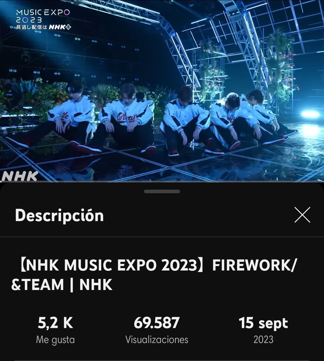 Lunyra_'s tweet photo. 🚨Luné, por favor reproduce la performance de los chicos en NHK Music Expo 2023🚨 
Es la que tiene menos vistas y si mostramos interés, es posible que los chicos sean invitados a importantes programas #andTEAM

🔗https://t.co/lWjou30hZA https://t.co/7cKoCwgOQL