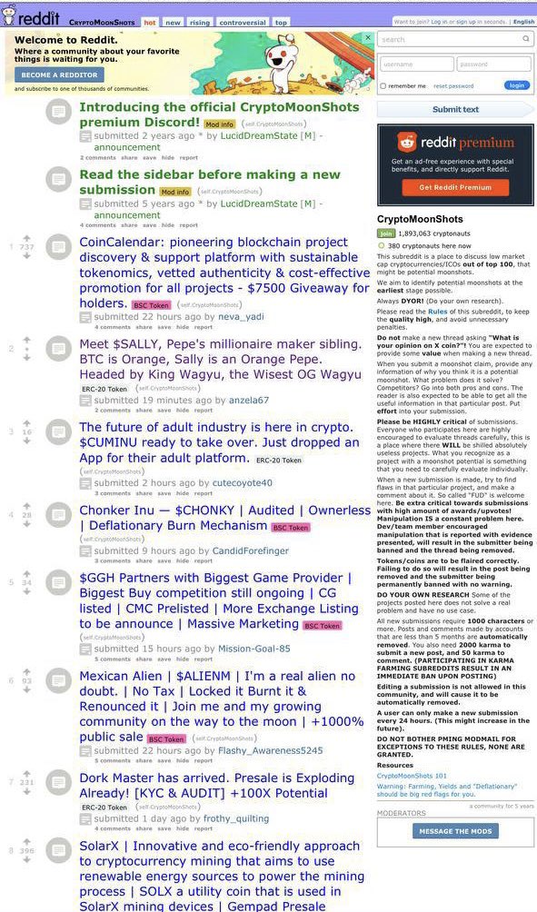 DID YOU KNOW THAT SALLY IS TRENDING ON REDDIT? 🔥🦎

Everyone is watching the Sally Rally 🤝

Check it out! 
reddit.com/r/CryptoMoonSh…