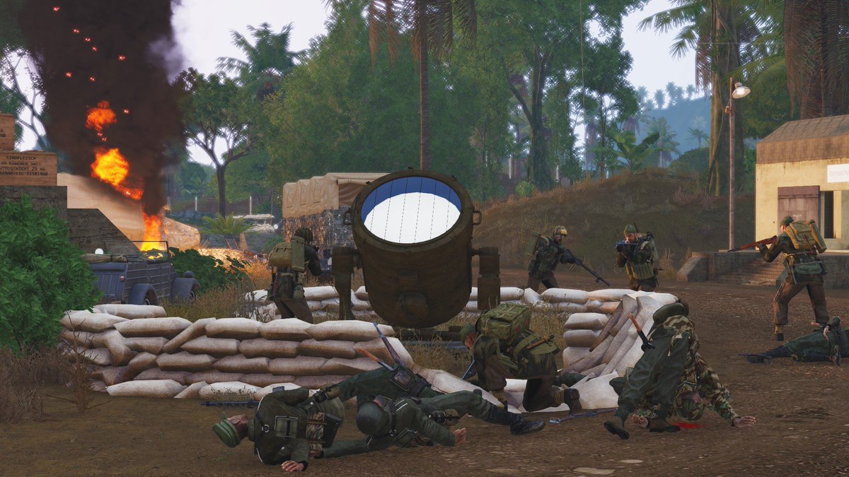 1erRCC's tweet photo. Un parachutage #commando en #WW2 ? Dans une base allemande ? C'est au @1erRCC sur #Arma3 ! ⚔️ 🔥🔥
Découvrez notre LIVE de mission et VODS :
🎬https://t.co/qRWGeYEIcD
🎬https://t.co/tnAN5LzbPr
Nous rejoindre : https://t.co/nio5Su7LhS 🇫🇷
@ArmaPlatform #WorldWar2 #IFA3 https://t.co/P65wikj89F