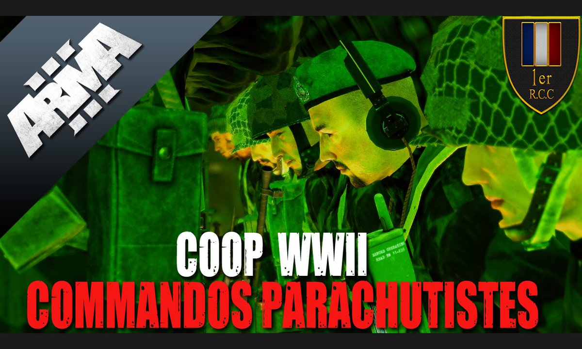 1erRCC's tweet photo. Un parachutage #commando en #WW2 ? Dans une base allemande ? C'est au @1erRCC sur #Arma3 ! ⚔️ 🔥🔥
Découvrez notre LIVE de mission et VODS :
🎬https://t.co/qRWGeYEIcD
🎬https://t.co/tnAN5LzbPr
Nous rejoindre : https://t.co/nio5Su7LhS 🇫🇷
@ArmaPlatform #WorldWar2 #IFA3 https://t.co/P65wikj89F