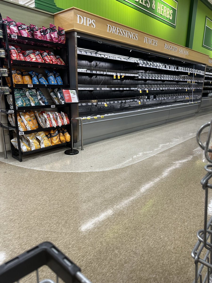 Wow, I see everyone is fully prepped for the storm!