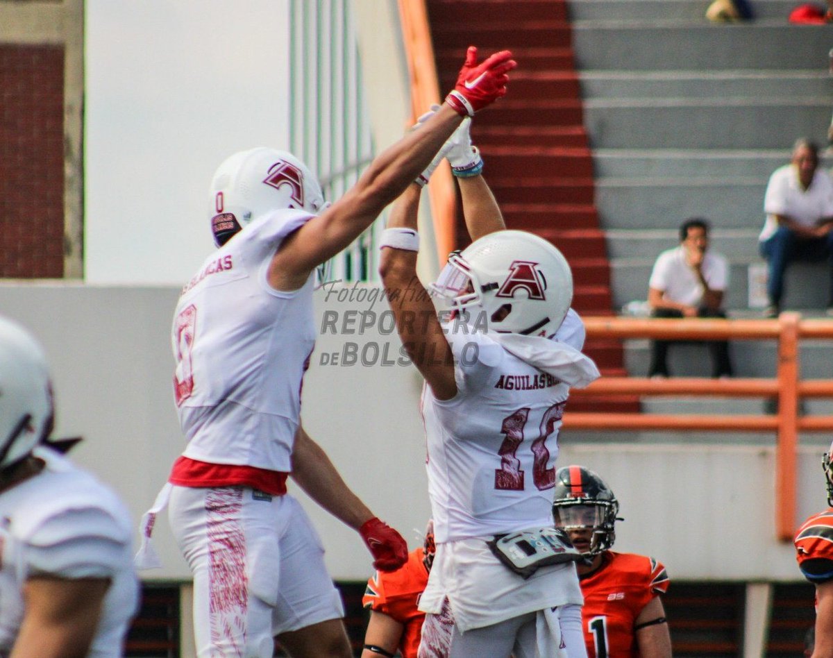 Ferdebolsillo's tweet photo. Finaliza el tercer cuarto y con ello @AguilasIPN se dispara terriblemente del marcador ahora con un touchdown de Memo Arvizu dejando el marcador 27-10.
#ReporteradeBolsillo https://t.co/lDERLrnrYs