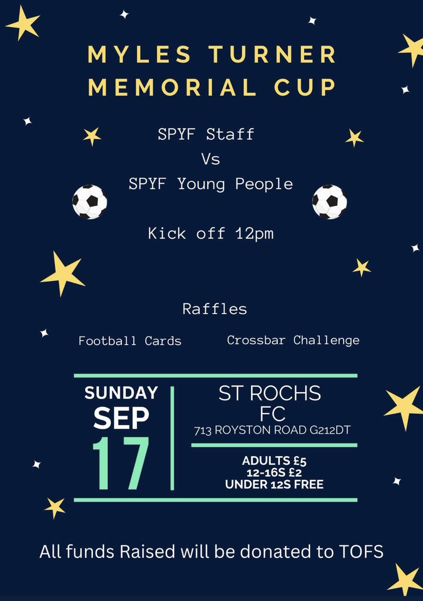 StRochsJuniors's tweet photo. Tomorrow there’s a good cause happening at James McGrory Park 

Head along and support this if you can 

Kick off at 12pm https://t.co/Oqqqlgi6n4